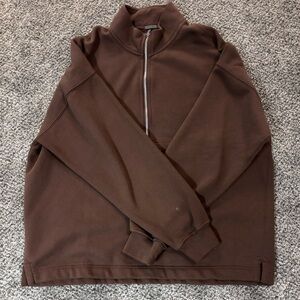Abercrombie oversized half zip